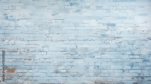 elegant light blue brick wall