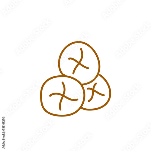 Indian Food Line Icon