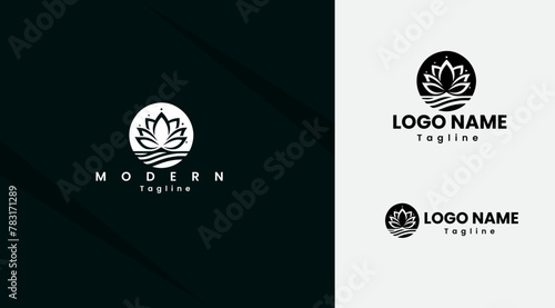  Creative Lotus logo. Beauty lotus vector art. Female. Icon. Crafting a Captivating Lotus Flower Logo Design. Lotus flower logo design. Salon.