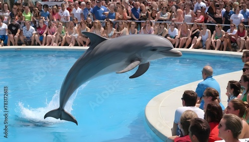A-Dolphin-Performing-Tricks-For-A-Crowd- 3
