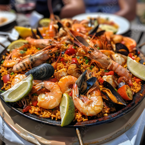 A Plate of Paella
