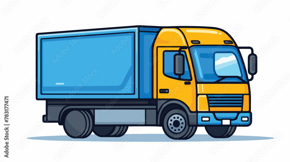 Fast truck delivery icon. Outline fast truck delive