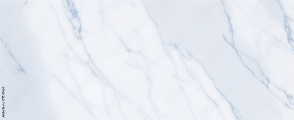 Obraz premium Elegant white marbled wall. Soft backdrop with subtle blue accents for sophisticated decor