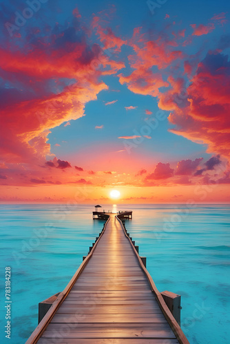 sunset over the sea © MA.DesignWorks