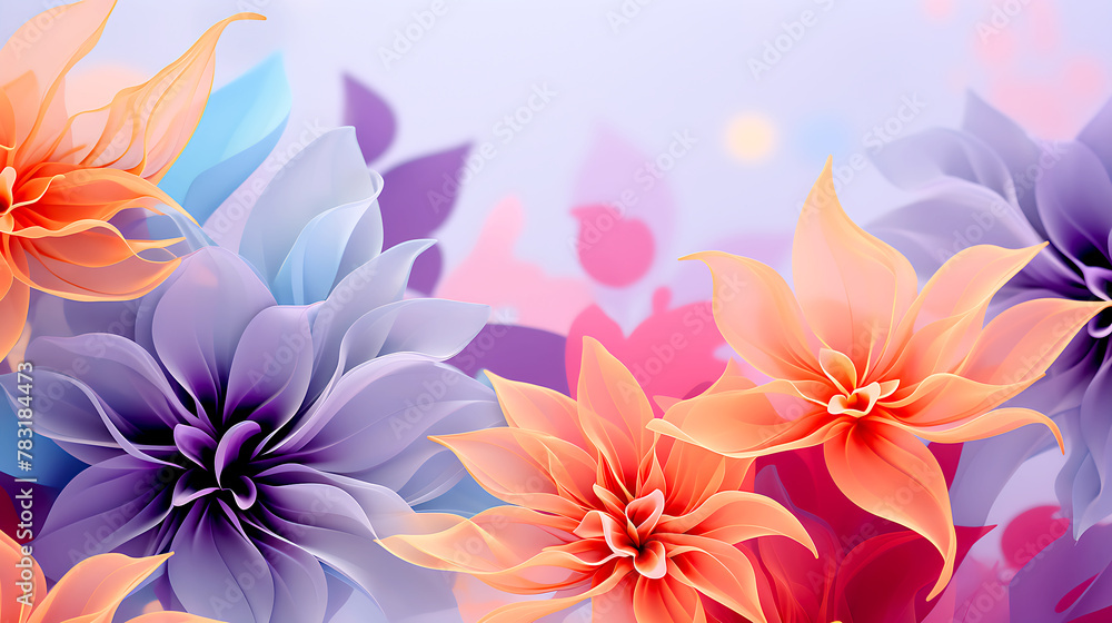 Abstract flower background Abstract flower background