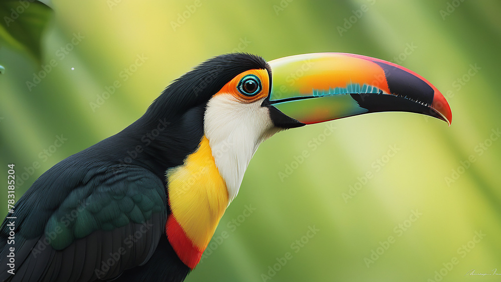 Fototapeta premium Toucan in the jungle