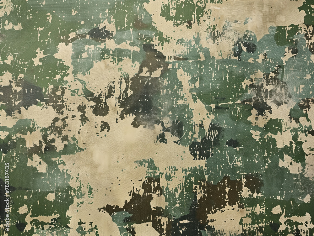 Customize your design with this military camouflage background with a grunge texture. Perfect for a rugged and edgy style.