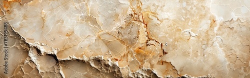 Natural Stone Texture: Beige Cream Marble Granite Slab for Terrace Background Banner Panorama