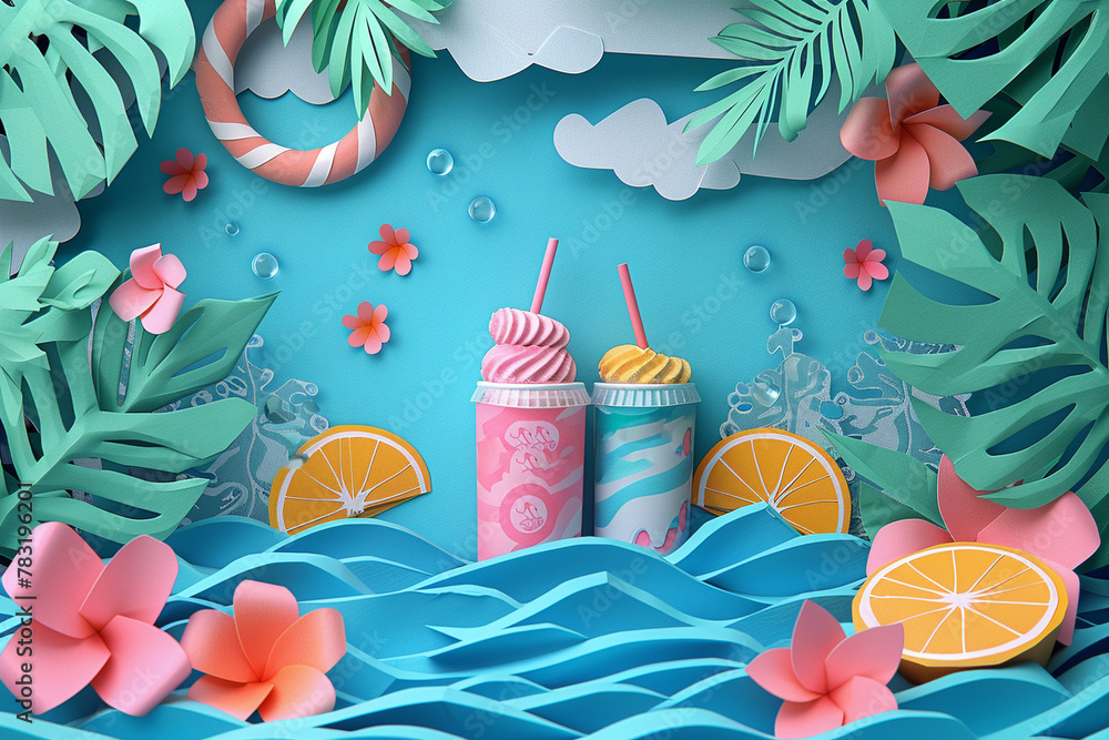 Obraz premium SUMMER background