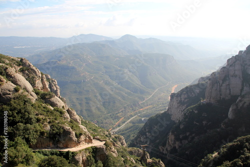 Landscape in the mountains with views of pristine nature.