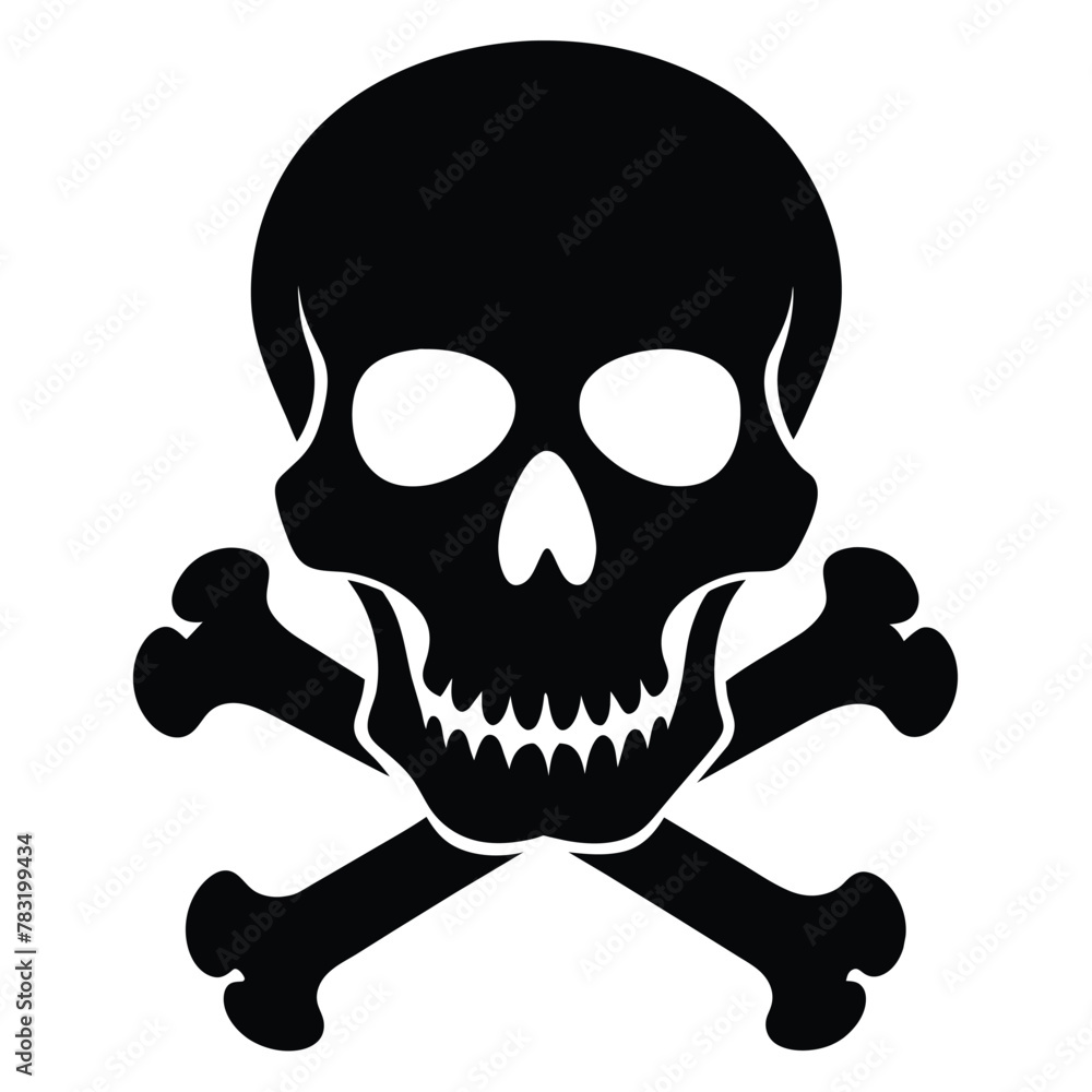 Silhouette of Skull and Bones, perfect for Halloween Decor, Party Invitations, Spooky Themed Events, Tattoo Designs, Gothic Art Prints, and Edgy Apparel
Silhouette of Skull and Bones, perfect for Halloween Decor, Party Invitations, Spooky Themed Events, Tattoo Designs, Gothic Art Prints, and Edgy Apparel