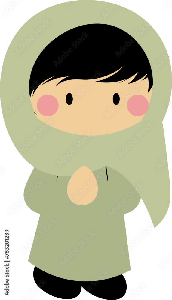 a cute girl happy ramadhan and eid fitr eid adha, chibi perempuan mengucapkan selamat ramadhan dan idul fitri idul adha a cute girl happy ramadhan and eid fitr eid adha, chibi perempuan mengucapkan selamat ramadhan dan idul fitri idul adha