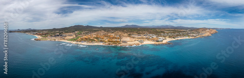 baja california sur pacific ocean beach aerial panorama landscape san jose del cabo view from the sea