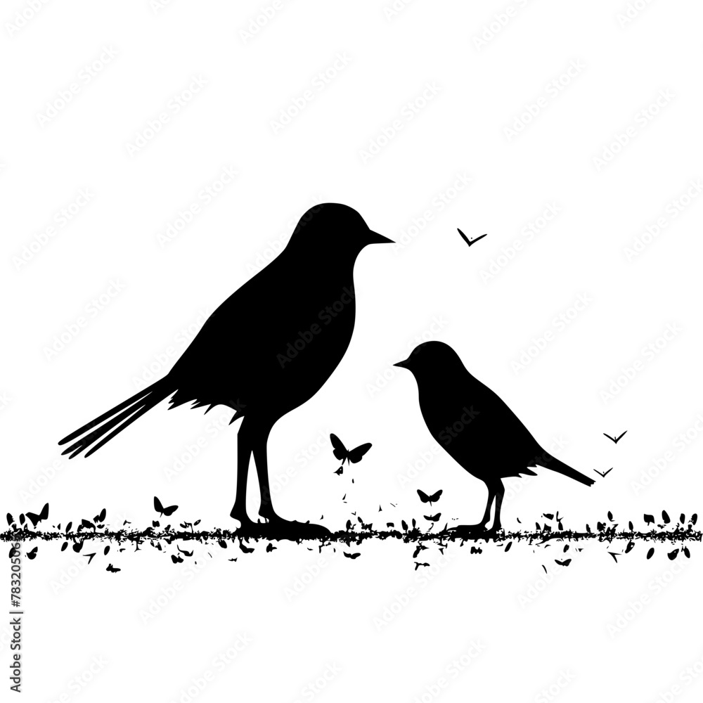 Obraz premium silhouette of a bird
