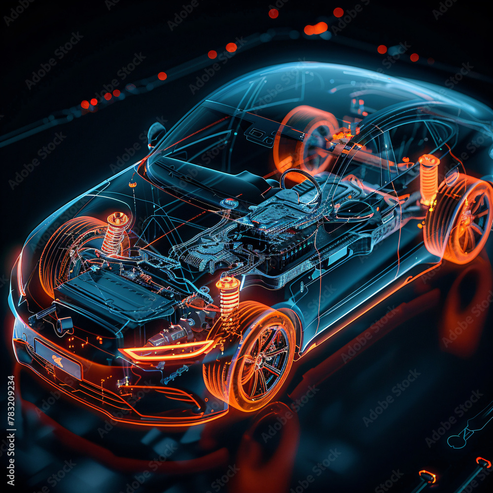Design and engineering of components EV car. Design and engineering of components EV car.