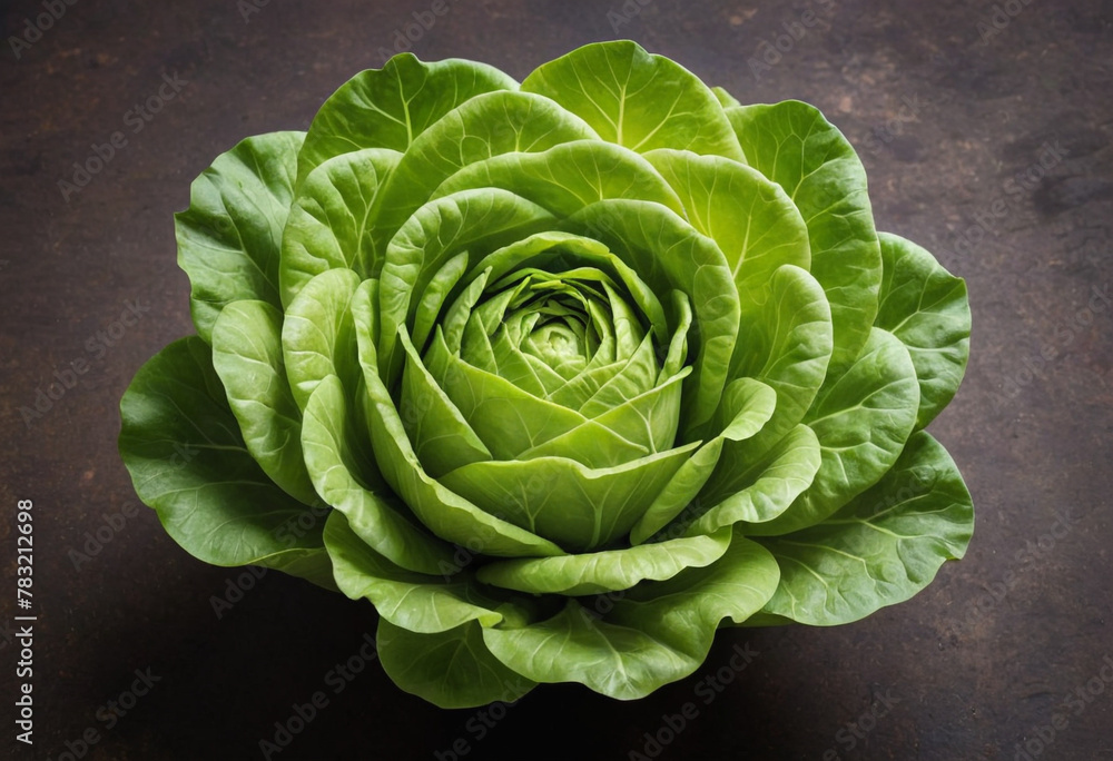Fototapeta premium a lettuce in editorial photography