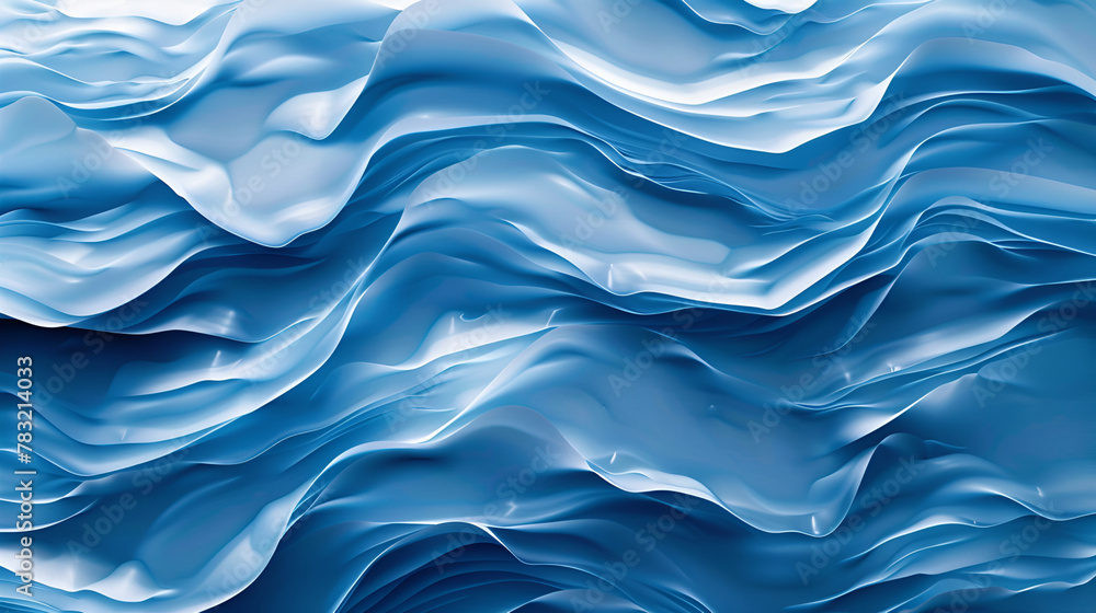 abstract blue background with some smooth lines ,blue water gel wave ...