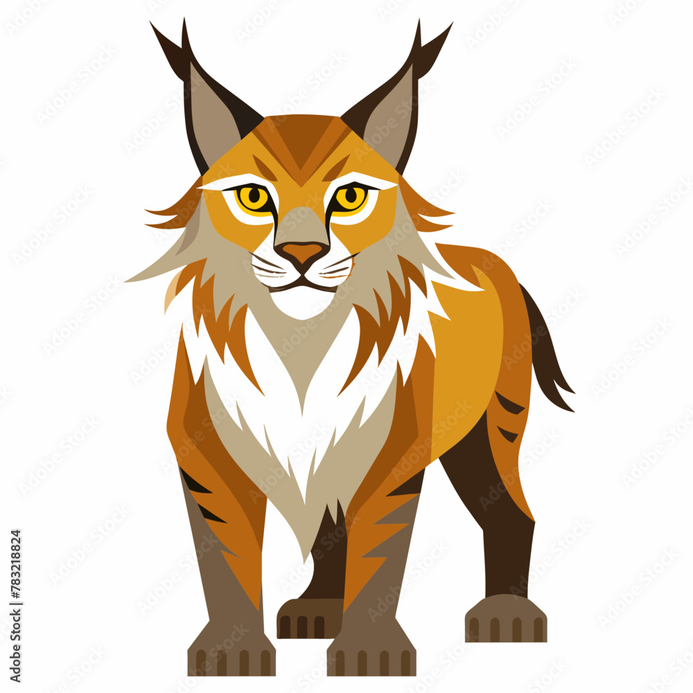 Obraz premium illustration of lynx