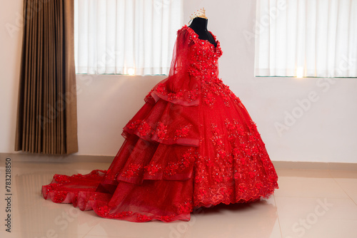 Vestido de 15 Años Rojo