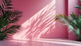 Pink Serenity: Abstract Gradient Studio Background for Product Showcase