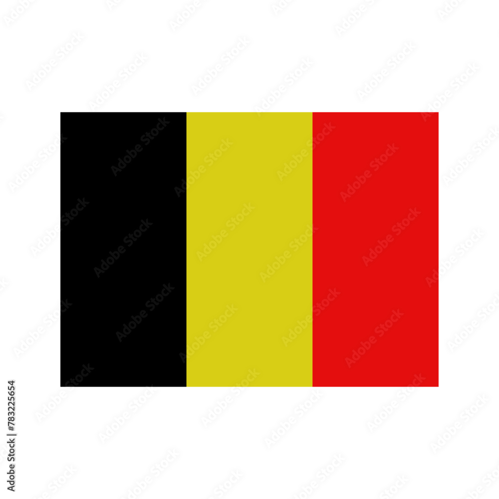 Fototapeta premium Belgian flag