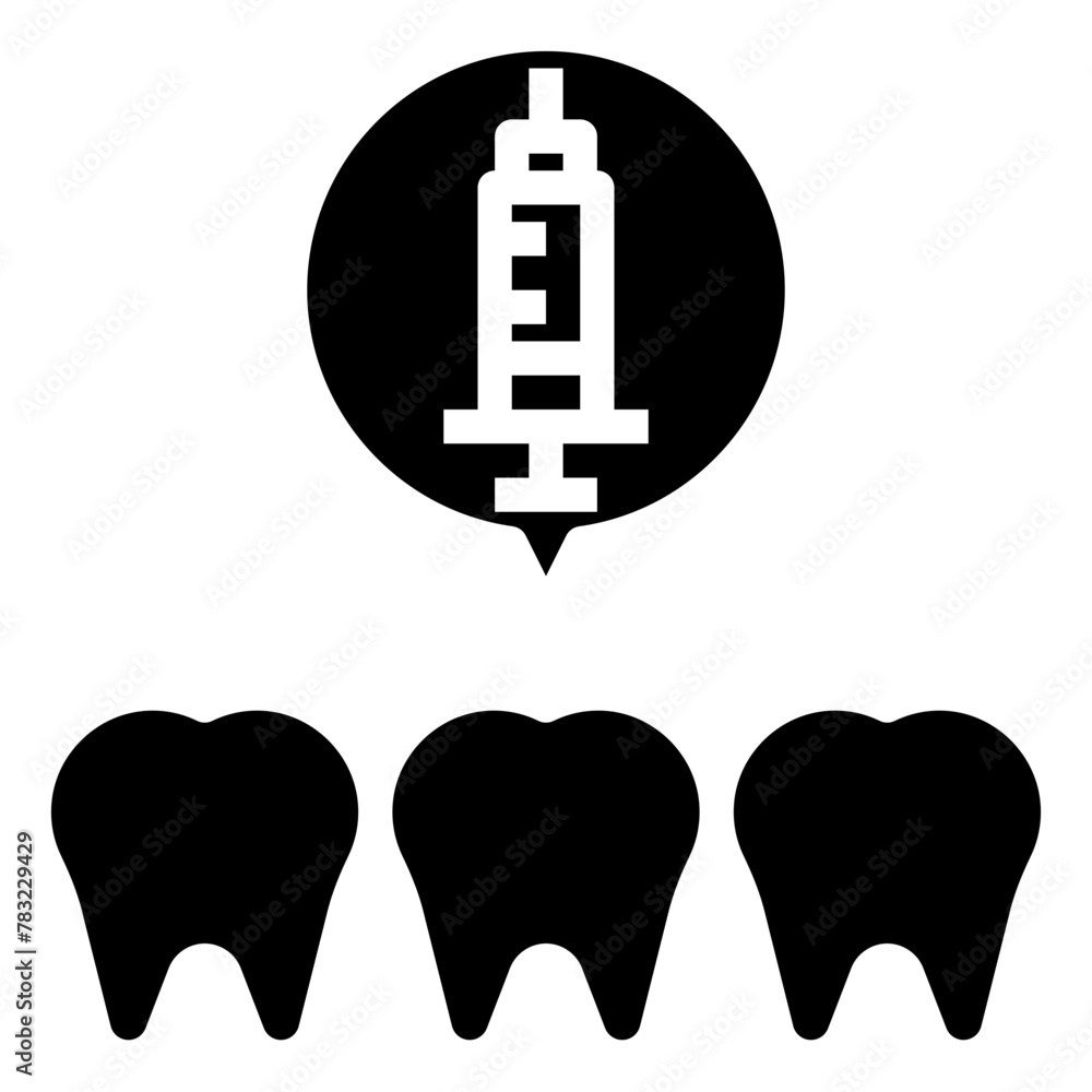 Obraz premium SYRINGE,Dentalcare,anesthesia,drug,teeth.svg