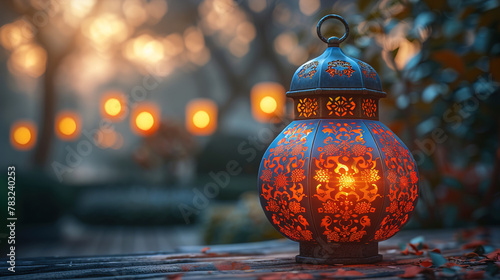 A world of tradition and celebration with a render of an Islamic lantern backdrop