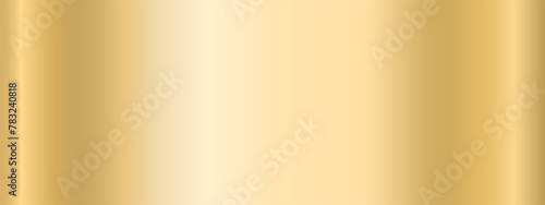 Metallic gold gradient. A banner with a metallic gradient texture. Vector EPS 10.