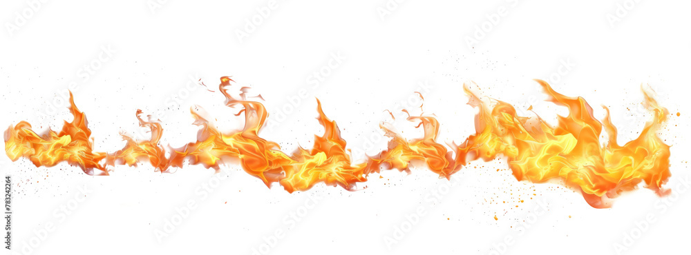 custom made wallpaper toronto digitalFire flame on transparent background. For used on light backgrounds