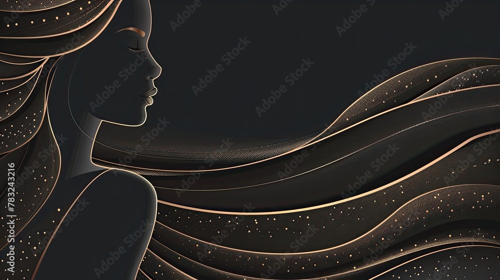 banner background International Beauty Pageant Day theme, and wide copy