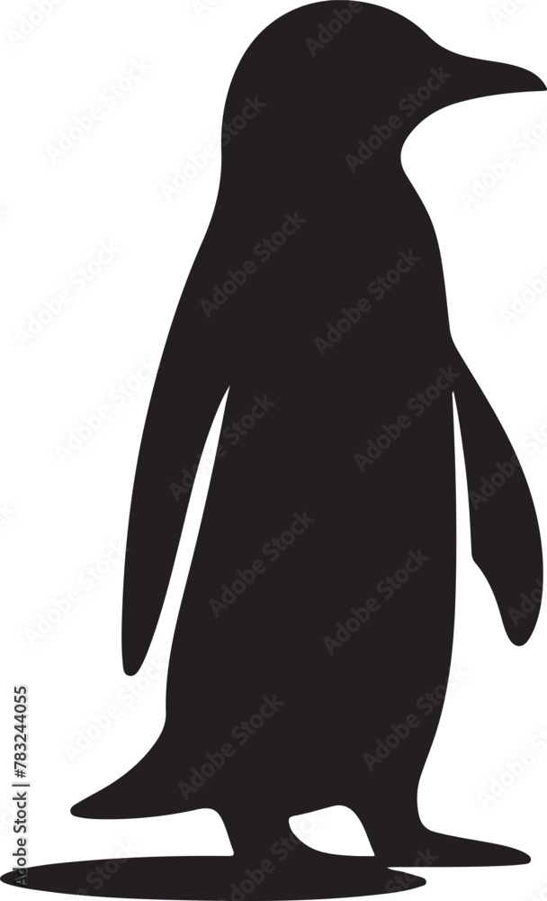 simple silhouette of penguin simple silhouette of penguin