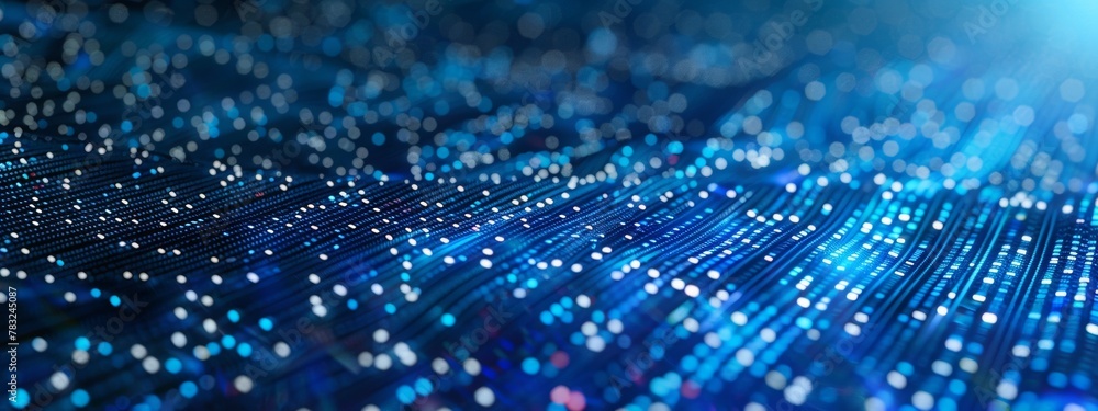 Digital technology background. Digital data dots blue pattern pixel background Digital technology background. Digital data dots blue pattern pixel background