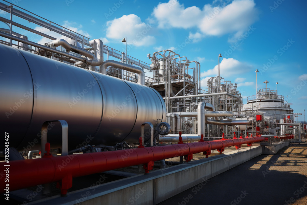 Oil and gas industrial,Oil refinery plant form industry