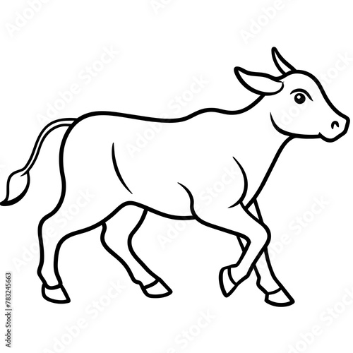 silhouette of a donkey vector illustration