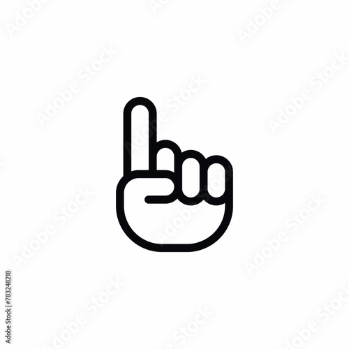 Finger Hand Point Up Gesture icon