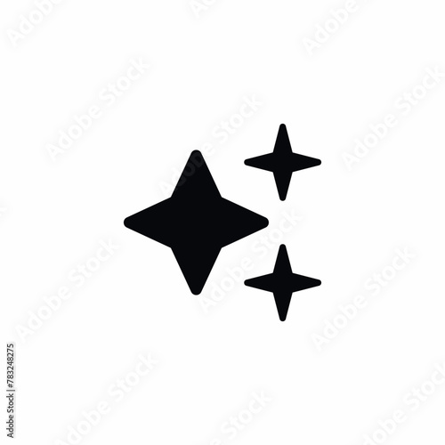 Magic Sprinkles Star  icon vector