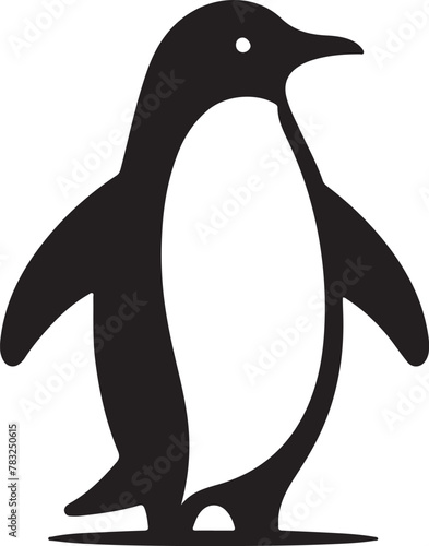 simple silhouette of penguin (94).eps