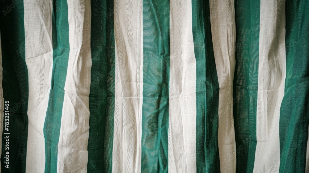 fabric with green and white vertical stripes fabric with green and white vertical stripes