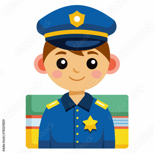 cartoon-police-officer--policeman--isolated-on-whi