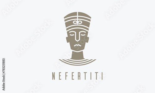 Elegant Nefertiti Logo - Ancient Egyptian Inspired Design