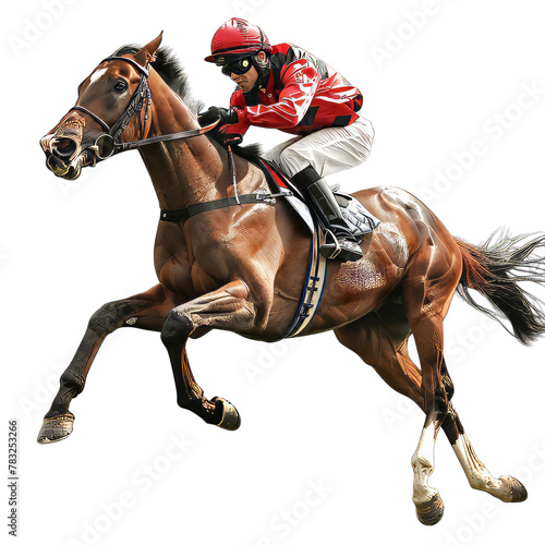 Equestrian Sport Riding Horse Isolated