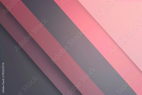 Modern abstract background with diagonal pink and gray stripes