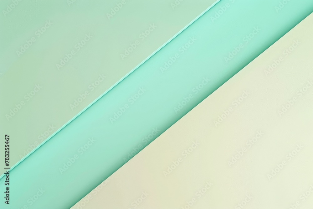Soft mint green gradient background with diagonal stripes in the middle Soft mint green gradient background with diagonal stripes in the middle