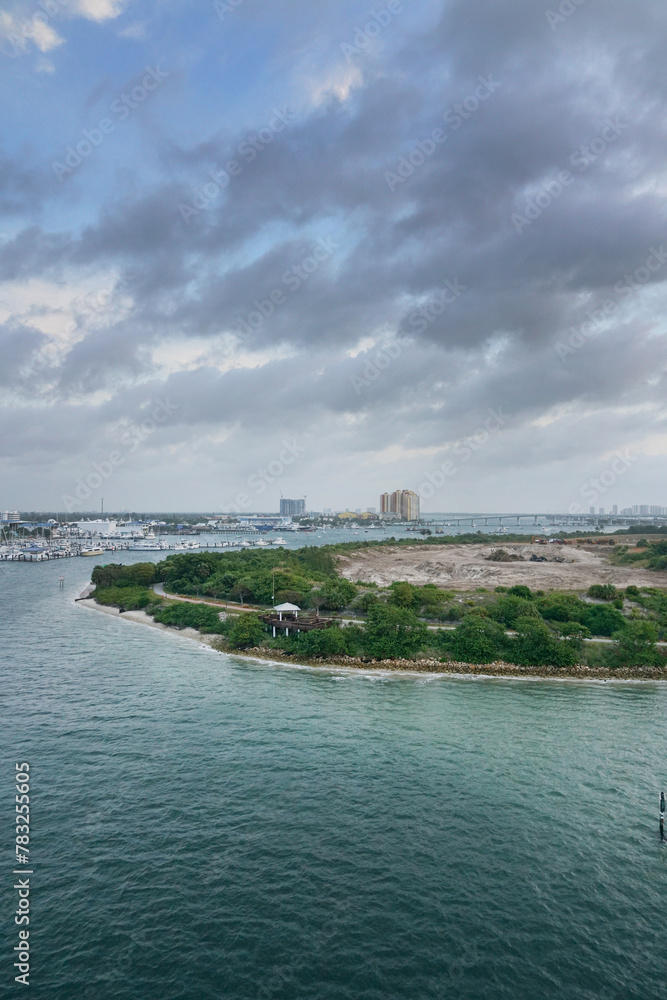 Traveling out to sea through Port of West Palm Beach and Riviera Beach Traveling out to sea through Port of West Palm Beach and Riviera Beach