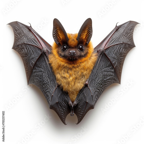 Bat on a white background