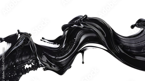 abstract black paint background