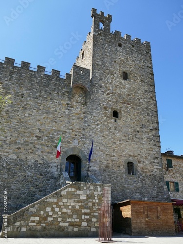 La forteresse du village de Castellina in Chianti en Toscane
