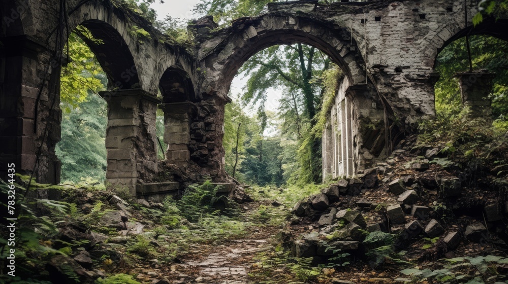 Mysterious decay of old estate