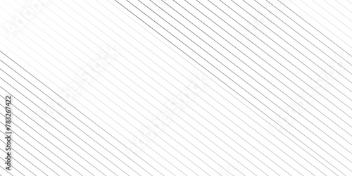 Abstract vector high tech parallel wave line elegant white striped diagonal line technology concept web texture. Vector gradient gray line abstract pattern Transparent monochrome striped minimal tech. photo
