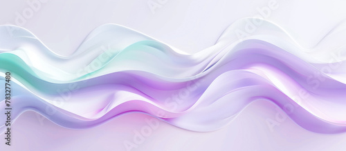 abstract wave violet and green pastel background